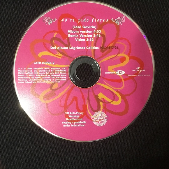 Colombian Singer Fanny Lu CD No te pido flores (Jose Gaviria) - Picture 3 of 9